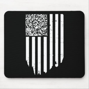 Retro Funny Qr Trump Tanzcode Mousepad
