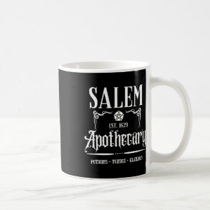 Retro Funny Salem Hexe Machusetts Apothecary Hall Kaffeetasse