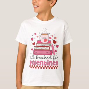 Retro Funny Teacher Valentine Day Alle gebucht für T-Shirt