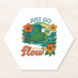 Retro Funny Turtle Muschel Yeah ihren Sommer Untersetzer