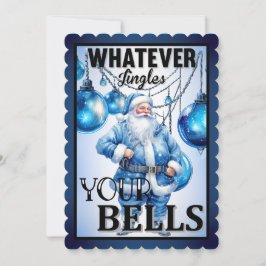 Retro Funny Weihnachten Dankeskarte