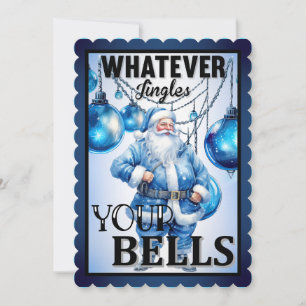 Retro Funny Weihnachten Dankeskarte