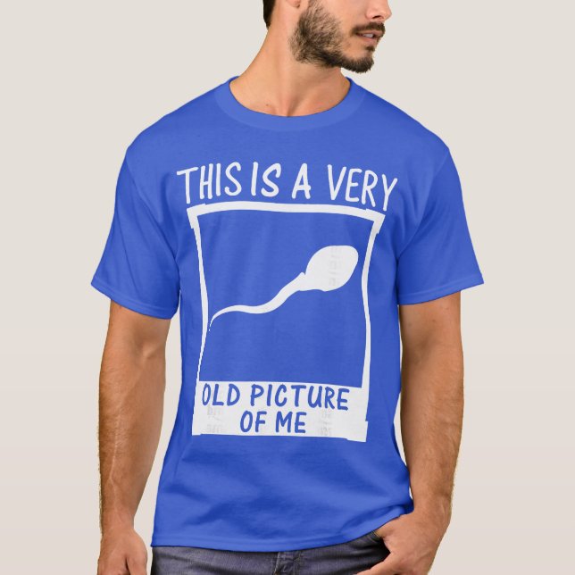 Retro Funnyhis is A Very Old Picture of Me Gag Adu T-Shirt (Vorderseite)
