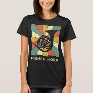 Retro für Vintage französische Horn-Player-Musik1 T-Shirt