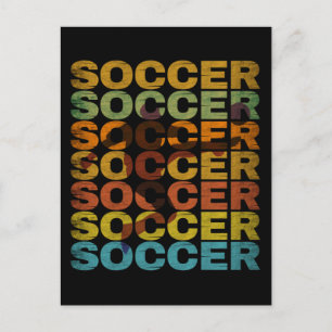 RETRO-FUSSBALL POSTKARTE