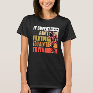 Retro-Fußballspieler Sportler Athlet Team Torwart T-Shirt