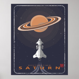 Retro Future Desturn Poster