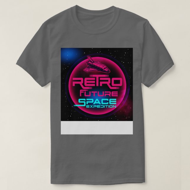 Retro Future Space Corp T-Shirt (Design vorne)