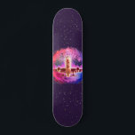 Retro Futurism Flugzeug Synth Wave 80er Cosmic     Skateboard<br><div class="desc">Dieses coole Skateboard mit Retro-futuristischem Design wäre ein wunderbares Geschenk für jemanden,  der zum Skateboarden kommt!</div>