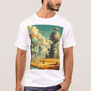 Retro Futurism Wonderland - Retrofuturism T - Shir T-Shirt