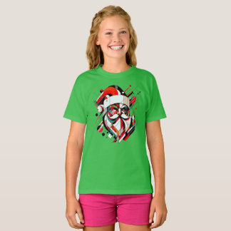 Retro-Futuristic Santa T-Shirt