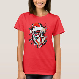 Retro-Futuristic Santa T-Shirt