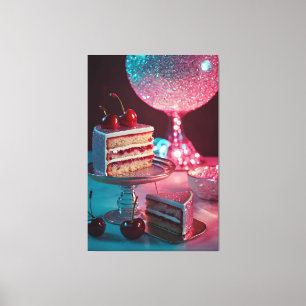 Retro-futuristische Leinwanddrucke im Stretchforma Leinwanddruck