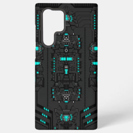 Retro-Futuristische PixelArt TechGear Samsung Galaxy Hülle