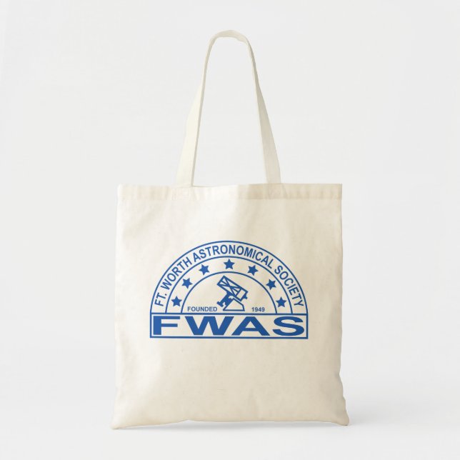 Retro FWAS Logo Budget Totbeutel Tragetasche (Vorne)