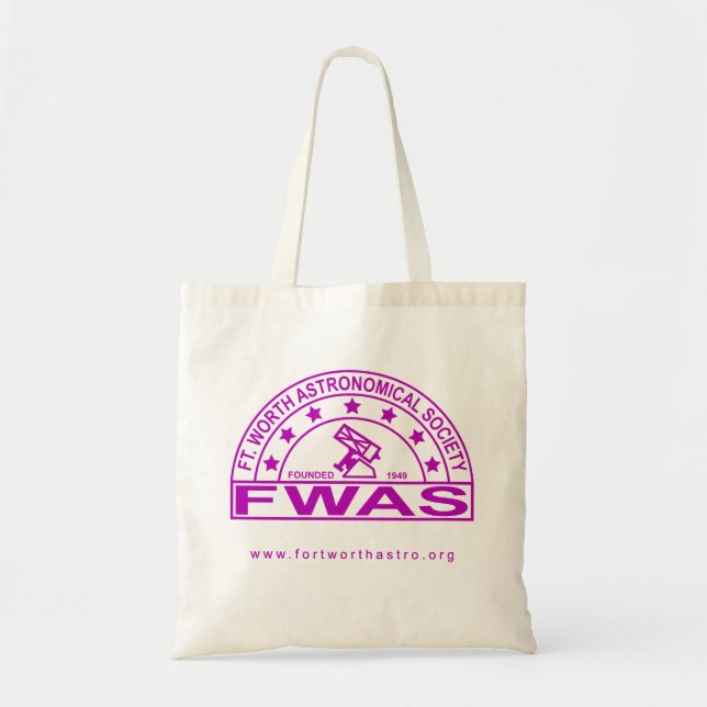 Retro FWAS Logo Budget Totbeutel Tragetasche (Vorne)