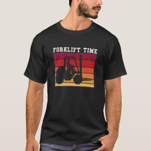 Retro Gabelstapler Zeit Gabelstaplerfahrer_2 T-Shirt