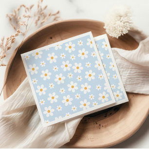 Retro-Gaisy blaue Papierplatten Serviette