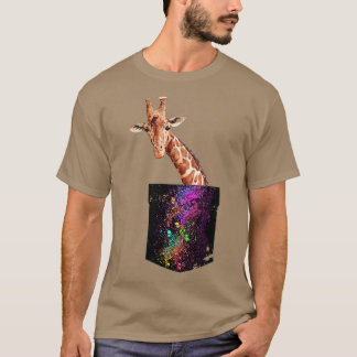 Retro Galaxy Giraffe T-Shirt