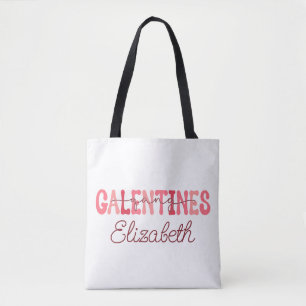 Retro-"Galentine's Gang"-T-Shirt mit individuellem Tasche