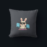 Retro Gamer Bunny Kissen<br><div class="desc">Sit back, grab your controller, and enjoy some "Comfort Time" with this adorable pixel art bunny! Featuring a retro 8-bit aesthetic and glowing neon gamepads, this design is the perfect loot for gamers who love a mix of cute and cool. Whether you're a pro-streamer or a casual player, this tee...</div>