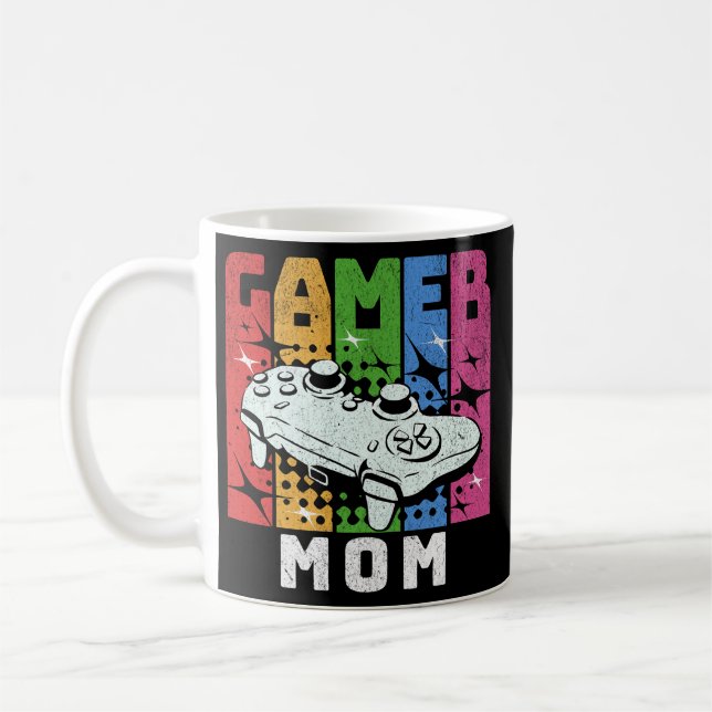 Retro Gamer-Mama Kaffeetasse (Links)