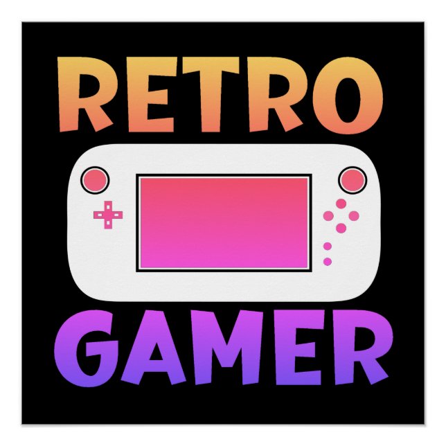 RETRO GAMER POSTER (Vorderseite)
