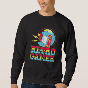 Retro-Gamer Retro-Videospiele Arcade-Gaming Sweatshirt