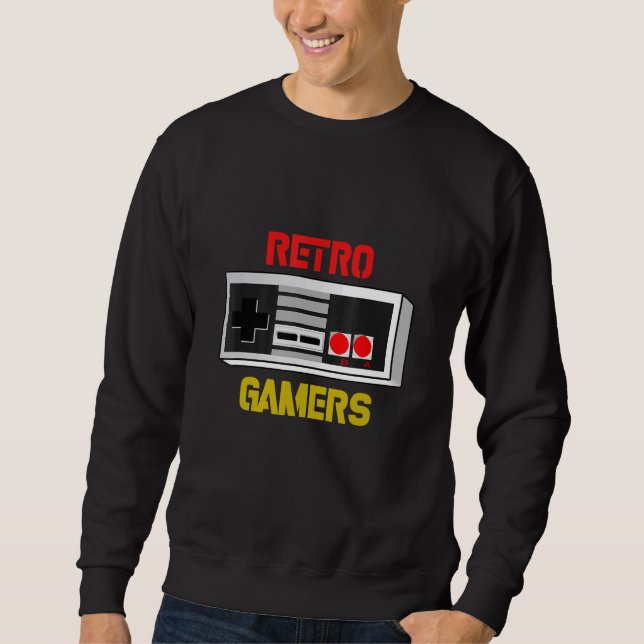 Retro-Gamer Sweatshirt (Vorderseite)