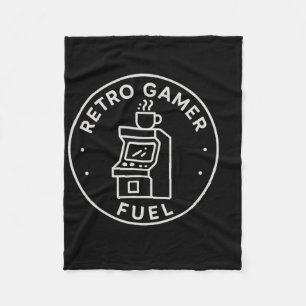 Retro-Gamer-Treibstoff-Arcade-Kaffee-Gaming für 80 Fleecedecke