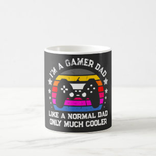 Retro-Gamer-Vater cooler als normaler Vater Kaffeetasse