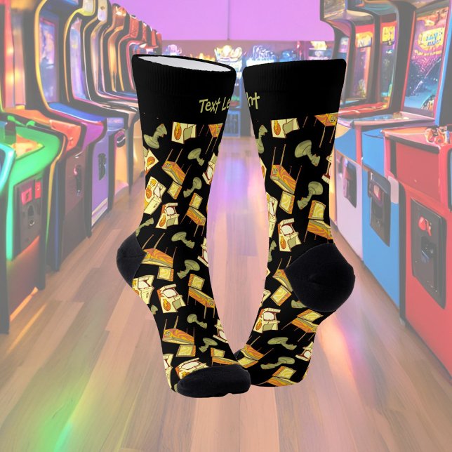 Retro Games Pattern Socks Socken (Von Creator hochgeladen)