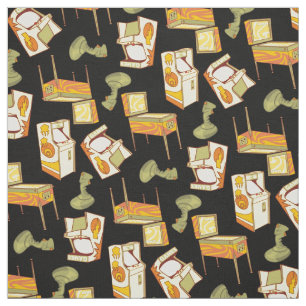 Retro Games Pattern Stoff