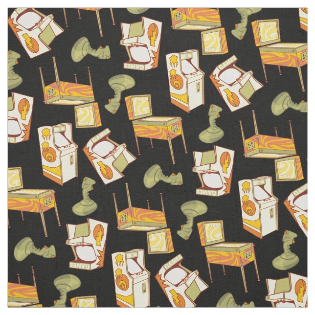 Retro Games Pattern Stoff (Muster)