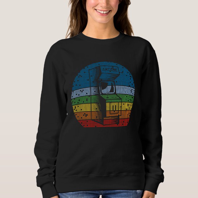 Retro-Gaming-Arcade-Maschine-Bit-Concsole-Videospi Sweatshirt (Vorderseite)