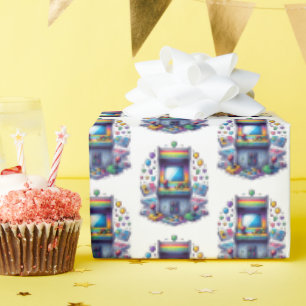 Retro-Gaming Geschenkpapier