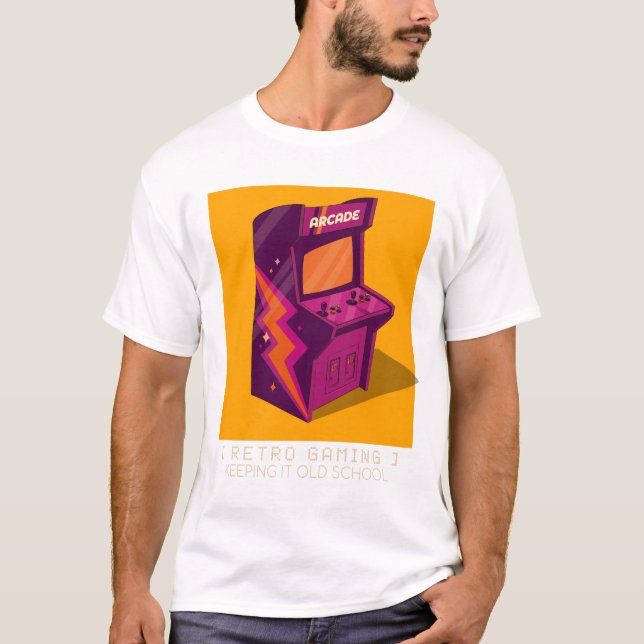 Retro-Gaming T-Shirt (Vorderseite)