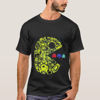 Retro-Gaming-Weihnachtskranz T-Shirt