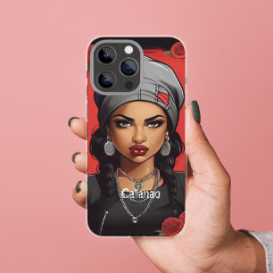 Retro Gangster Girl Personalisiert Street Style Bo Case-Mate iPhone Hülle
