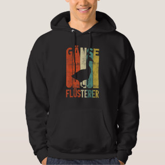 Retro Gänse FlüsternBauer Vintager Bauer Hoodie