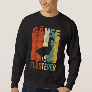 Retro Gänse FlüsternBauer Vintager Bauer Sweatshirt