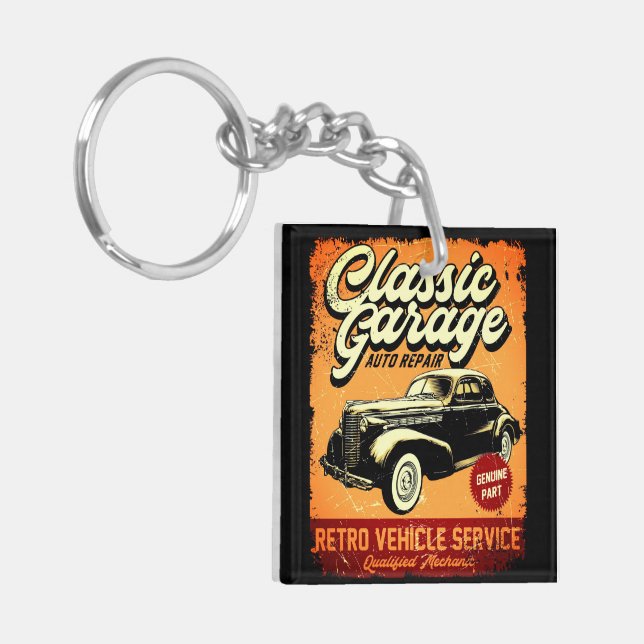 RETRO| GARAGE CLASSIQUE| PORTE - CLÉ (Devant gauche)