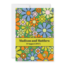 Retro Garden Blume 60er 70er Floral