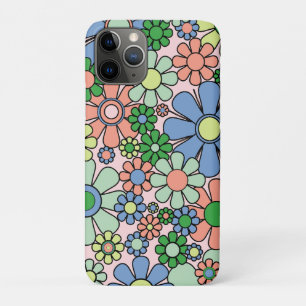 Retro Garden Blume Groovy 60er 70er Spring Pastel Case-Mate iPhone Hülle