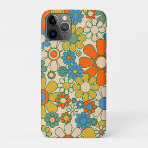 Retro Garden Floral 60er 70er Pattern Case-Mate iPhone Hülle