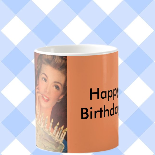 Retro Geburtstag Kaffeetasse (Von Creator hochgeladen)