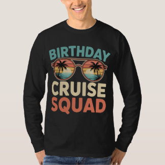 Retro Geburtstags-Kreuzfahrt-Truppe 2026 - Vintage T-Shirt