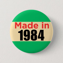 Retro Geburtstagsgeschenk Button 40. vierzig Jahre