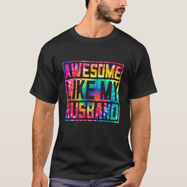 Retro Gefärbte Krawatte Elterntag Phantastisch wie T-Shirt (Vorderseite)