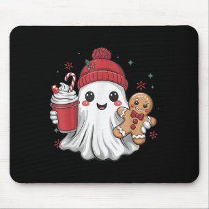 Retro-Geist-Beanie-Weihnachten-Feiertag-Xmas-Kaffe Mousepad